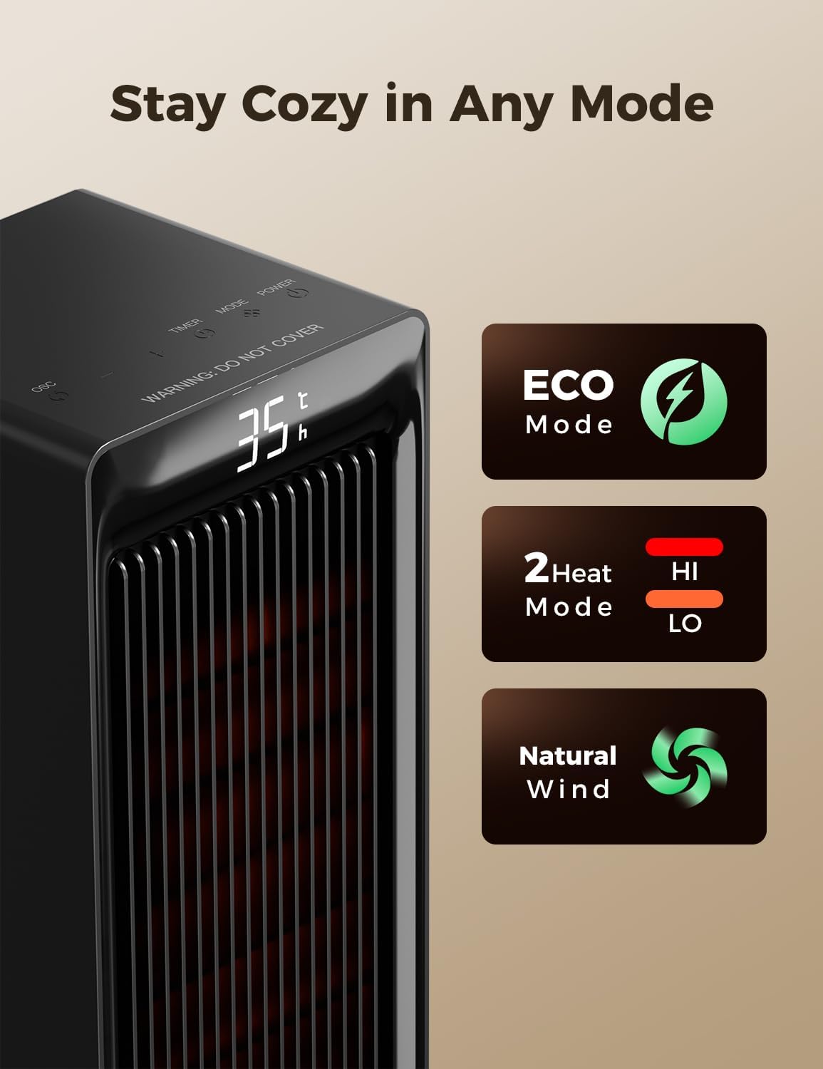 QEXREED Electric Heater DH-QN19 1