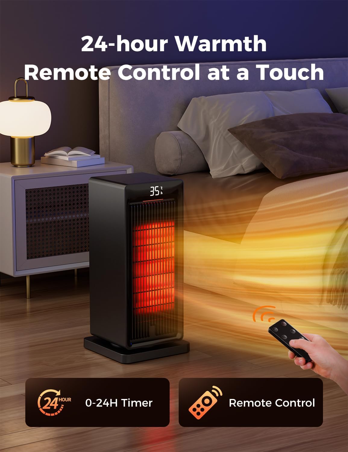 QEXREED Electric Heater DH-QN19 7